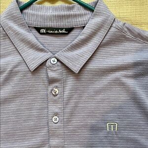 Travis Mathew Purple Polo Shirt